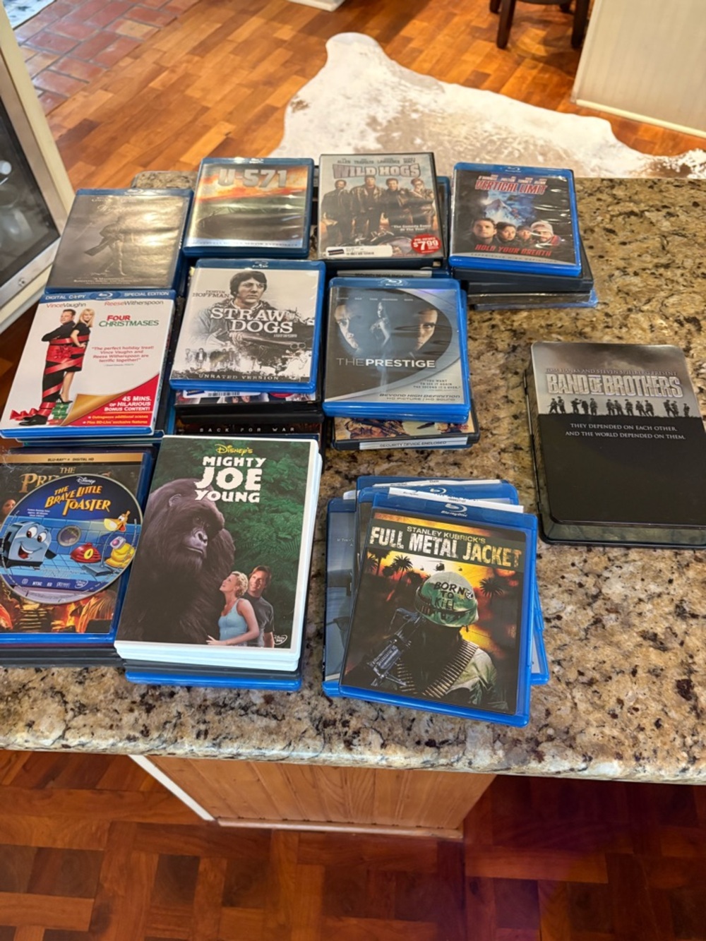 Collection of BlueRay and DVD movies